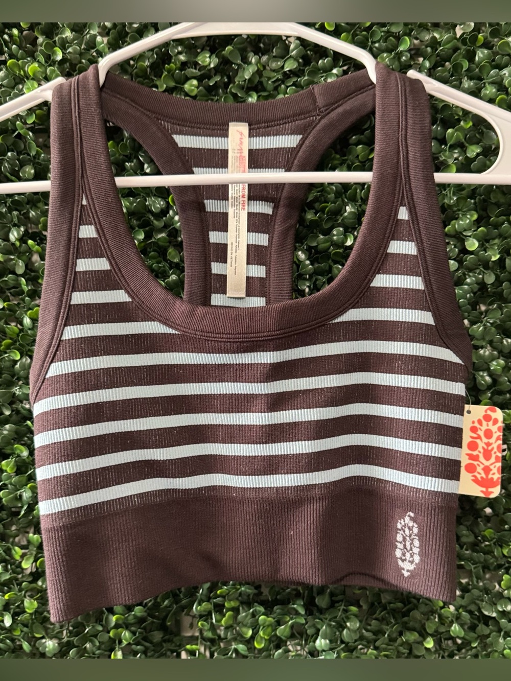 FP MOVEMENT by FREE PEOPLE FP Movement Women's Go To Striped BRA/SPORTS/CAMI - Picture 5 of 10
